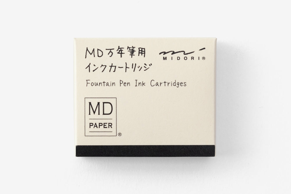 MD Fountain Pen Ink Cartridges - Black | Flywheel | Stationery | Tasmania