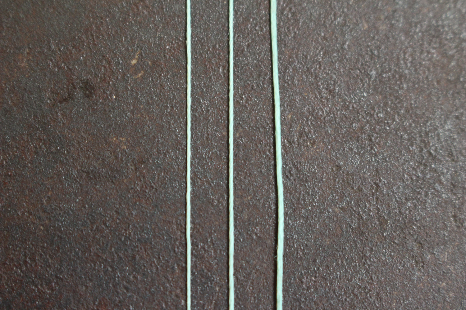 Sajou Waxed Cable Linen on Card 10m - Green | Flywheel | Stationery | Tasmania