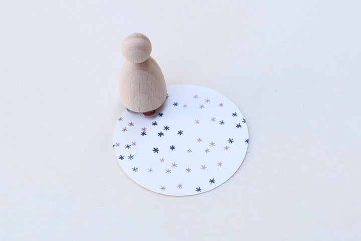 Perlenfischer Rubber Stamp - Wild Stars | Flywheel | Stationery | Tasmania