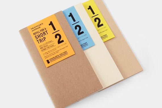 Traveler's Factory Regular Notebook Refill - Short Trip Cream | Flywheel | Stationery | Tasmania