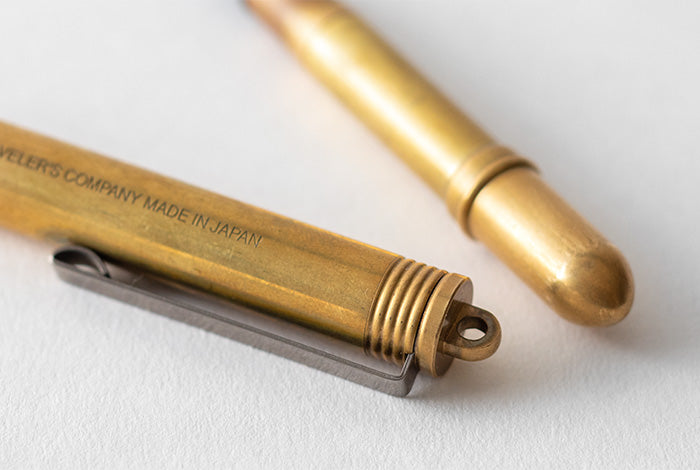 Traveler's Company Brass Rollerball Pen | Flywheel | Stationery | Tasmania