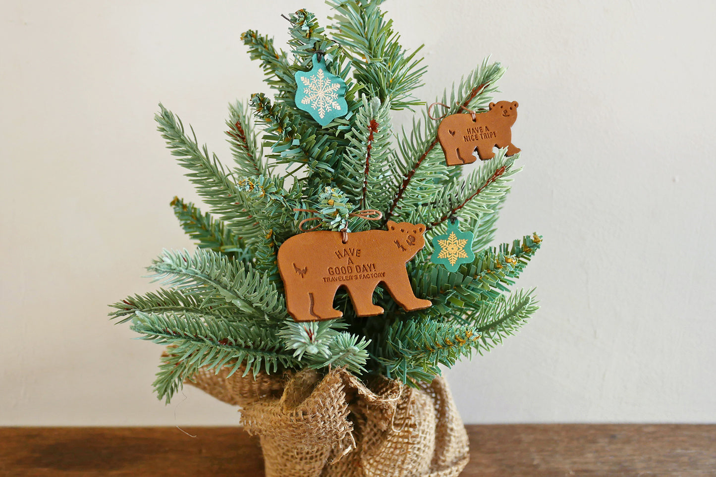 Traveler's Factory Leather Tag - Bear | Flywheel | Stationery | Tasmania