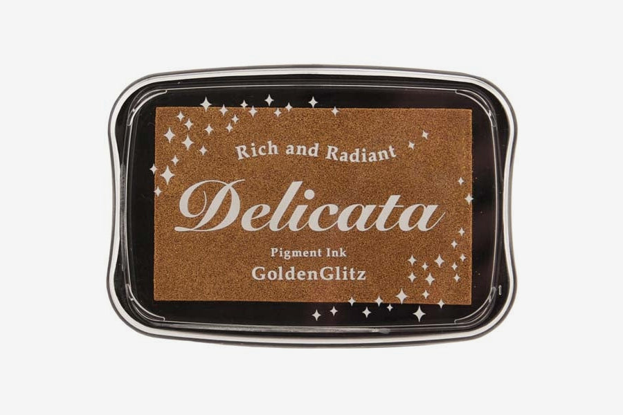 Tsukineko Delicata Ink Pad - Golden Glitz | Flywheel | Stationery | Tasmania