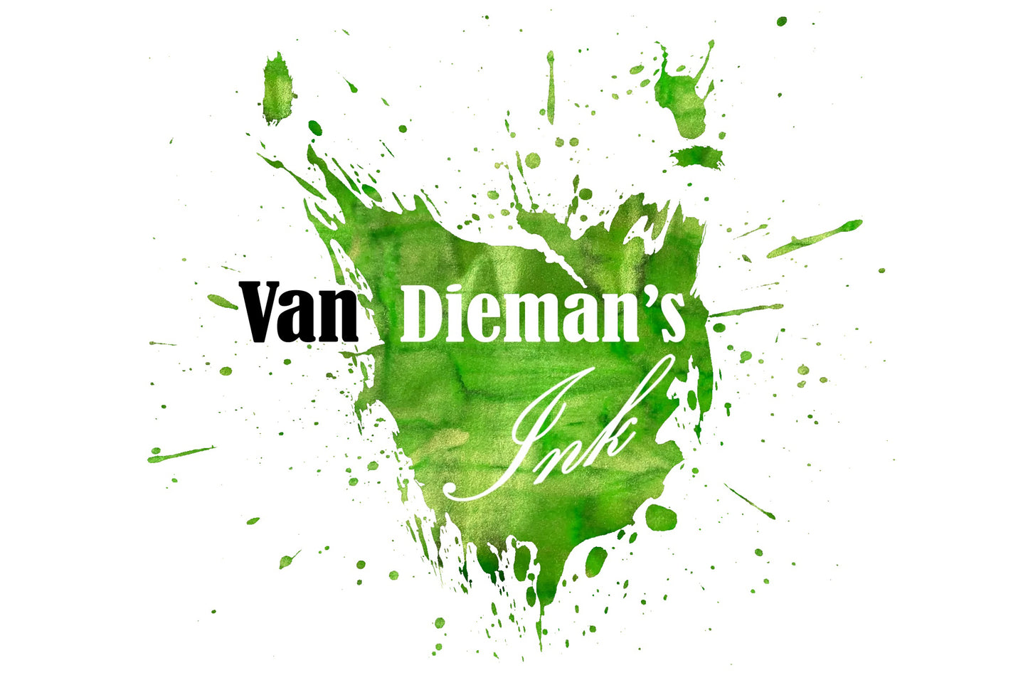 Van Dieman's Ink Fountain Pen Ink - Elegant Peacock Train | Flywheel | Stationery | Tasmania