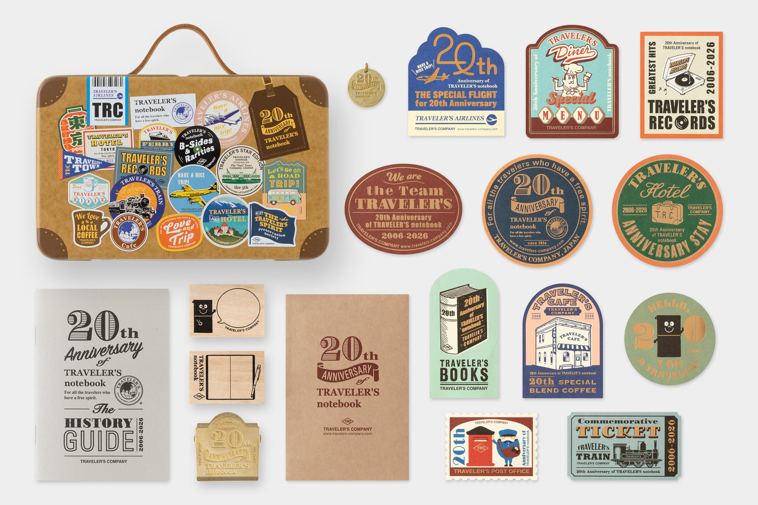 COMING SOON Traveler's Company 20th Anniversary Limited Customisation Set | Flywheel | Stationery | Tasmania
