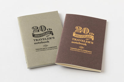 Traveler's Company 20th Anniversary Limited Card Size Set - Black | Flywheel | Stationery | Tasmania