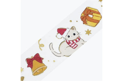 BGM Masking Tape - Christmas Cats | Flywheel | Stationery | Tasmania