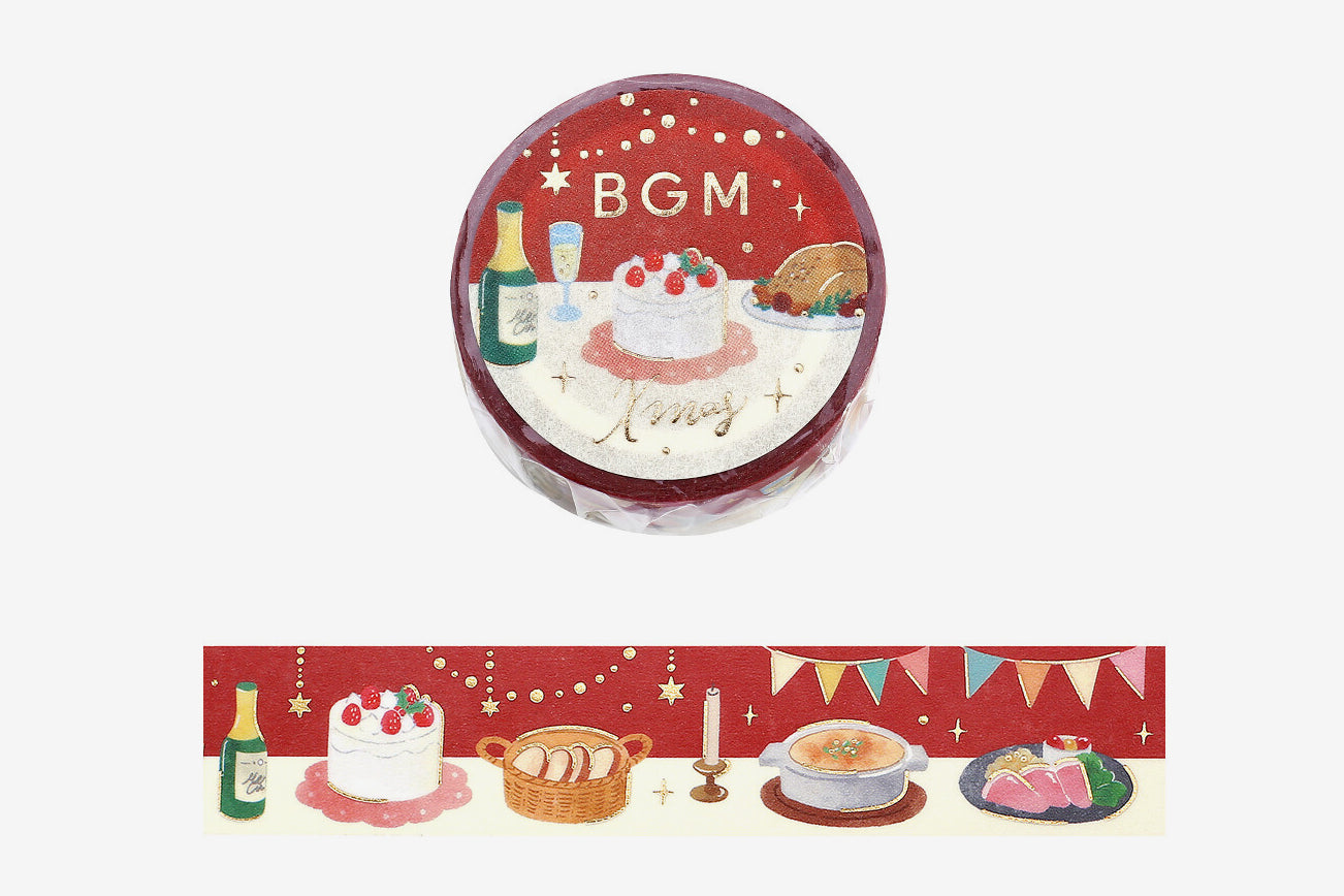 BGM Masking Tape - Christmas Dinner | Flywheel | Stationery | Tasmania