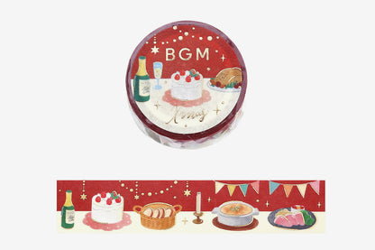 BGM Masking Tape - Christmas Dinner | Flywheel | Stationery | Tasmania