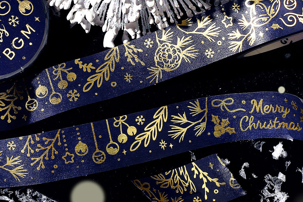 BGM Masking Tape - Shining Christmas | Flywheel | Stationery | Tasmania