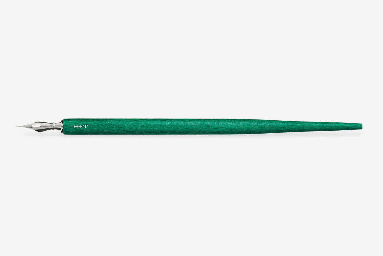 E+M Sagittarius Nib Holder - Green | Flywheel | Stationery | Tasmania