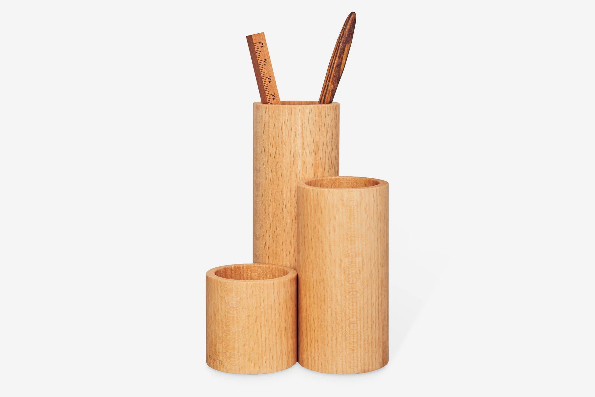 E+M Step Pen Organiser - Beech | Flywheel | Stationery | Tasmania