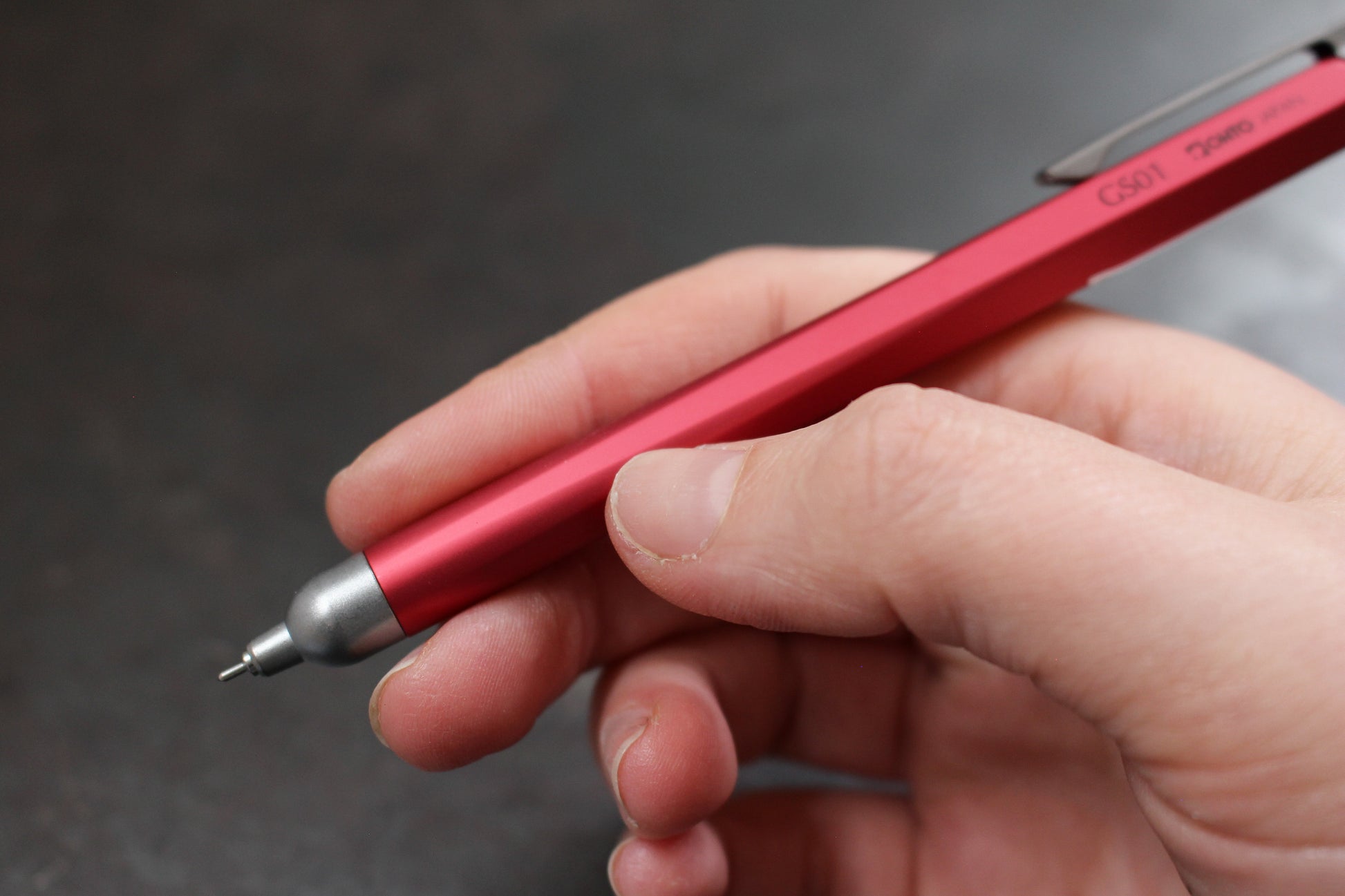 OHTO GS01-G5 Ballpoint Pen - Red | Flywheel | Stationery | Tasmania