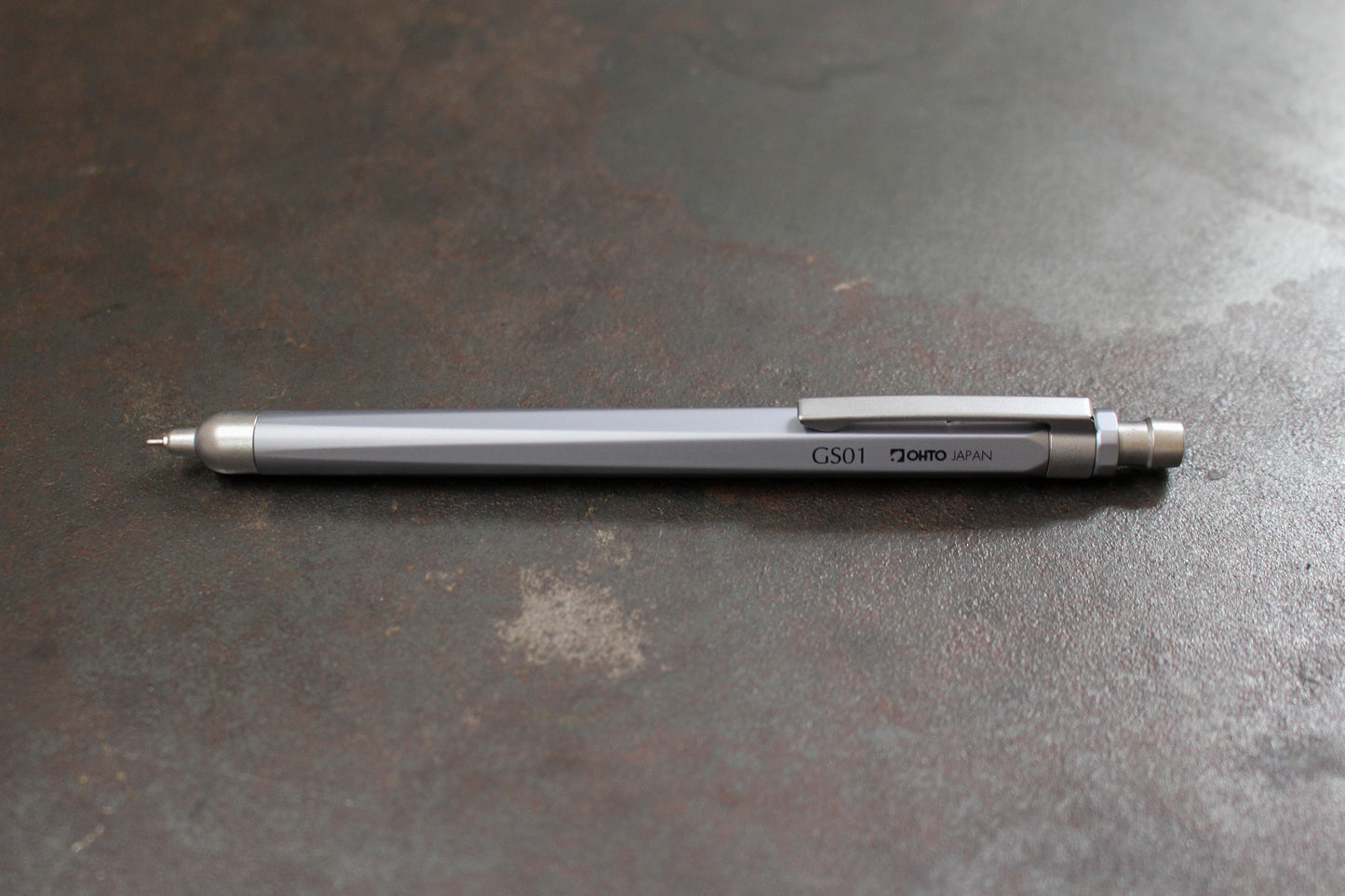 OHTO GS01-G5 Ballpoint Pen - Silver | Flywheel | Stationery | Tasmania
