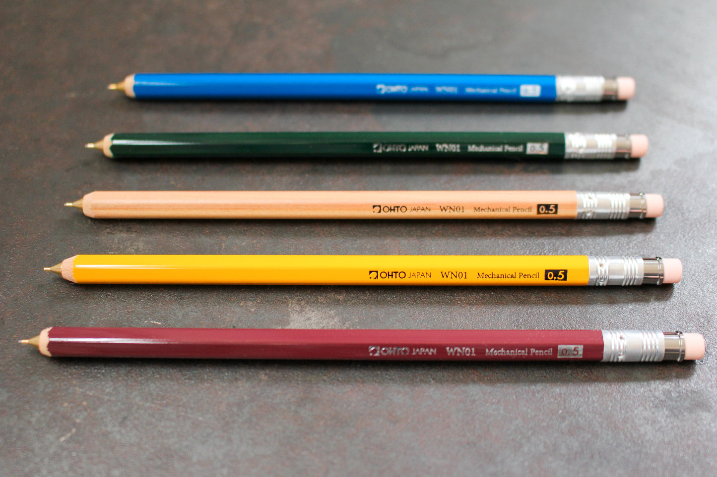 OHTO WN01 Mechanical Pencil - 0.5mm Yellow | Flywheel | Stationery | Tasmania