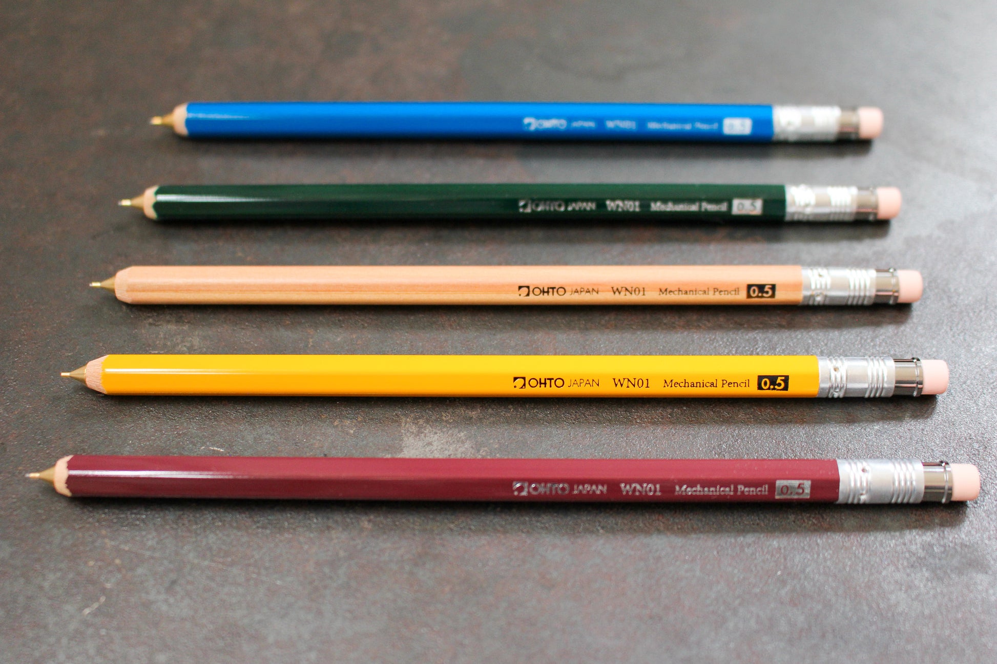 OHTO WN01 Mechanical Pencil - 0.5mm Yellow | Flywheel | Stationery | Tasmania