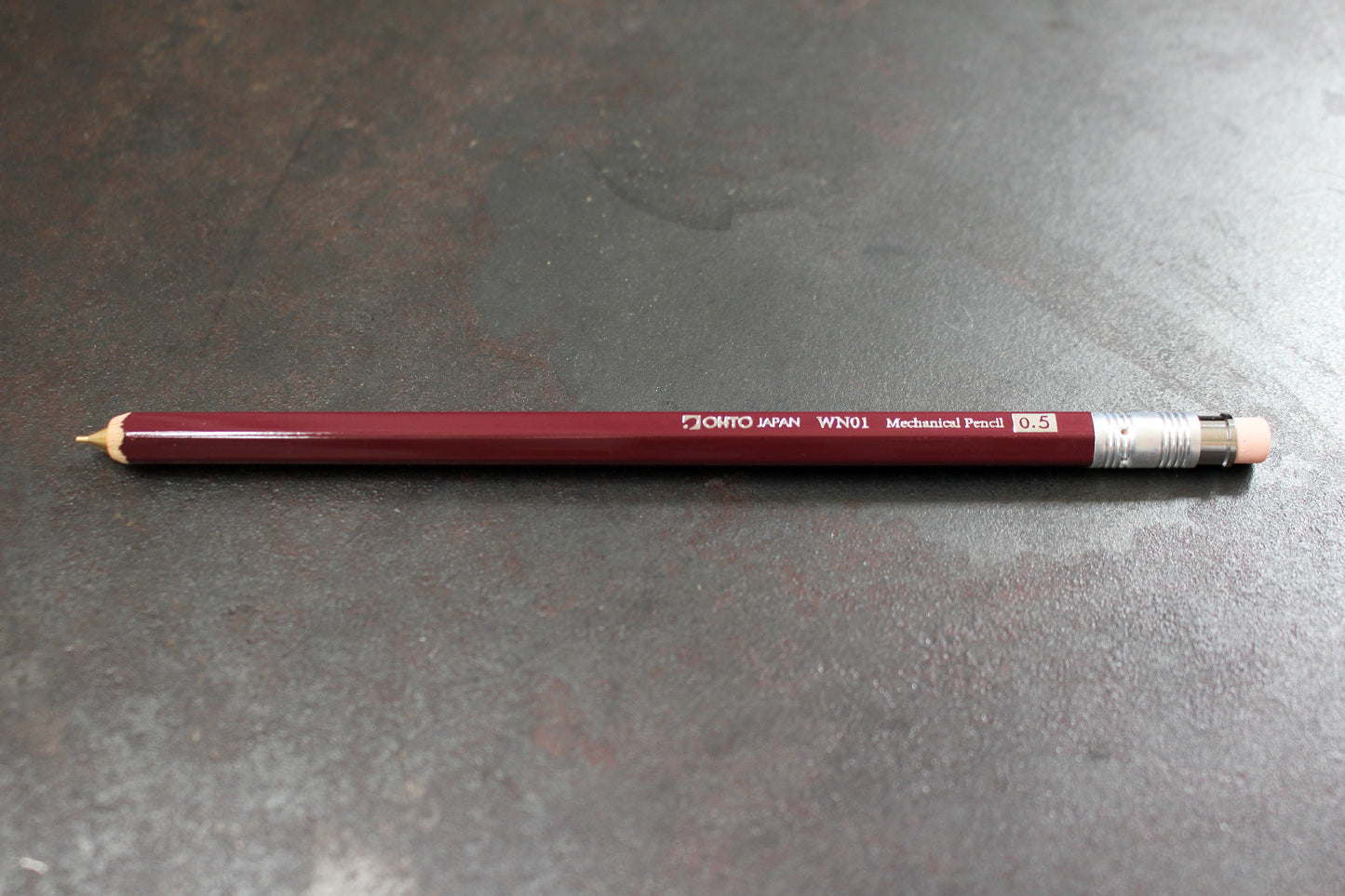 OHTO WN01 Mechanical Pencil - 0.5mm Wine Red | Flywheel | Stationery | Tasmania