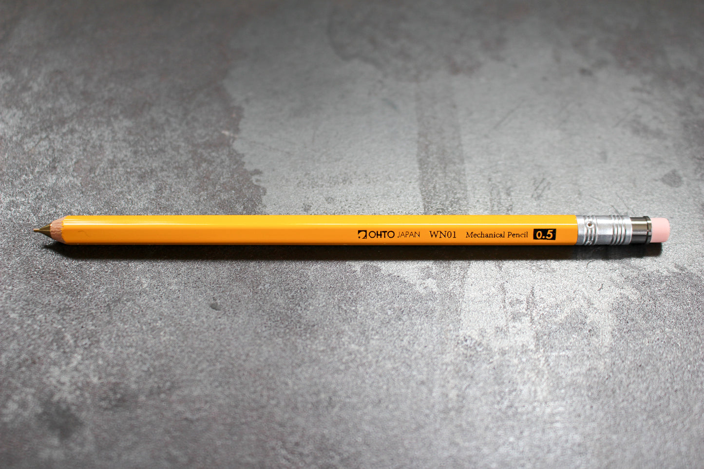 OHTO WN01 Mechanical Pencil - 0.5mm Yellow | Flywheel | Stationery | Tasmania