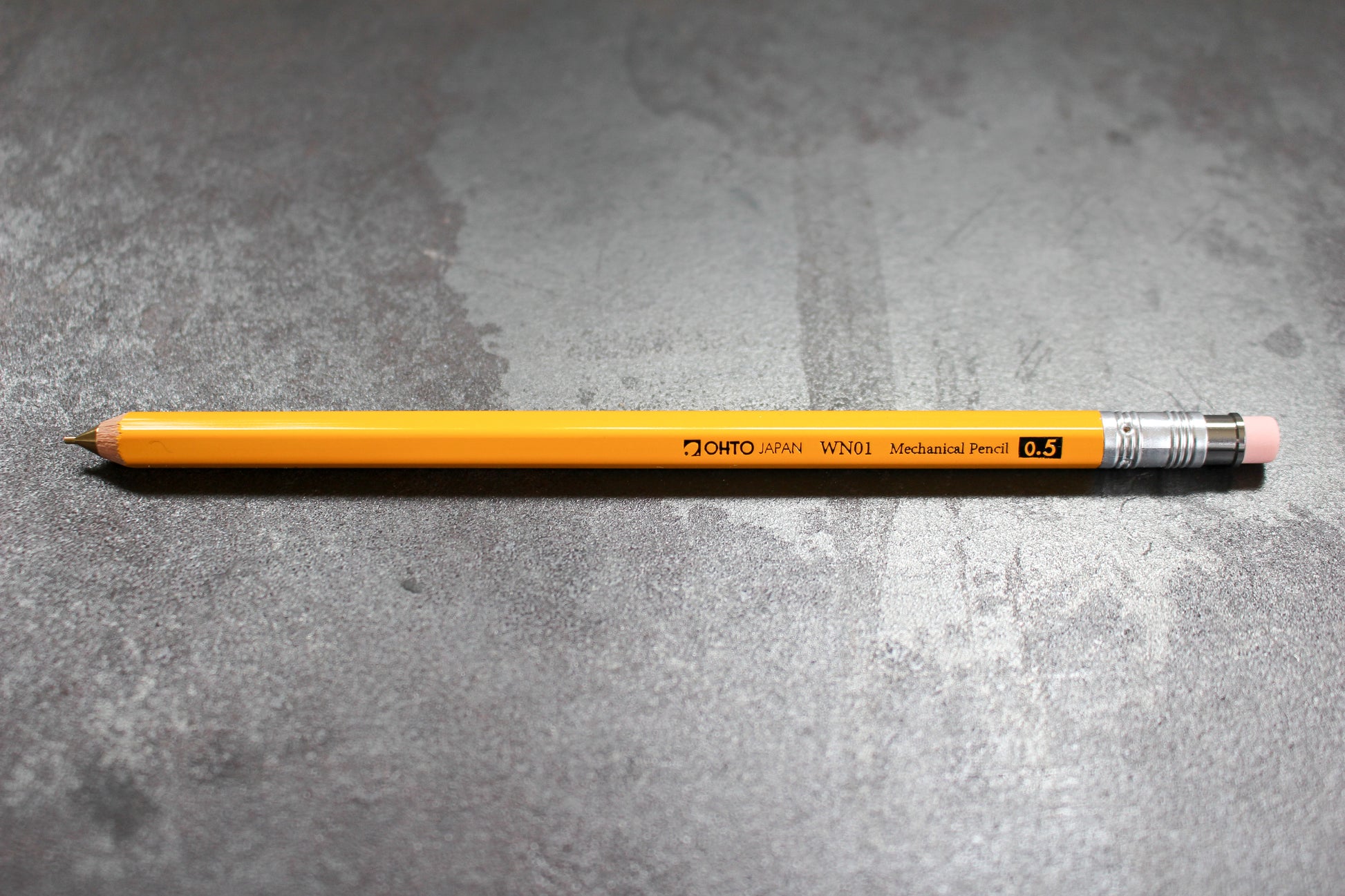 OHTO WN01 Mechanical Pencil - 0.5mm Yellow | Flywheel | Stationery | Tasmania