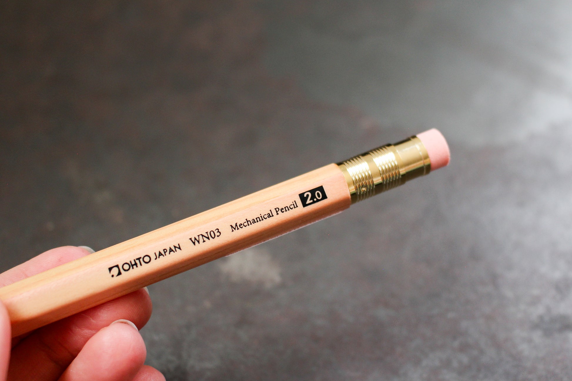 OHTO WN03 Mechanical Pencil - 2.0mm Natural | Flywheel | Stationery | Tasmania