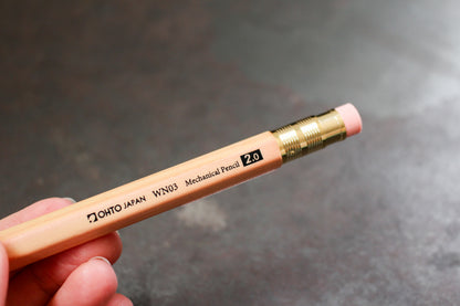 OHTO WN03 Mechanical Pencil - 2.0mm Natural | Flywheel | Stationery | Tasmania