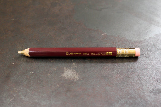 OHTO WN03 Mechanical Pencil - 2.0mm Wine Red | Flywheel | Stationery | Tasmania