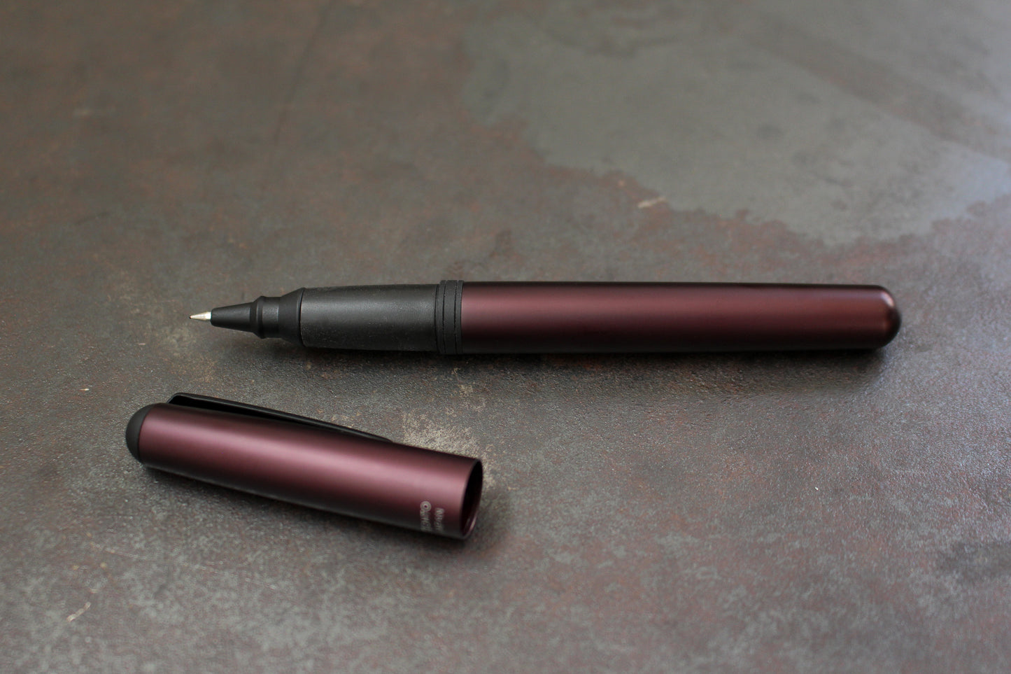 OHTO CR01 Ceramic Roller Pen - Matte Wine | Flywheel | Stationery | Tasmania