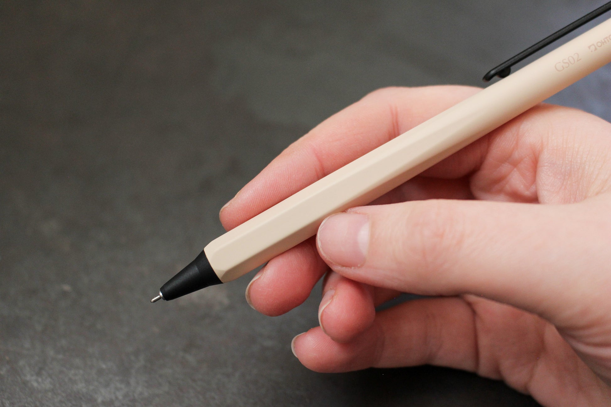 OHTO GS02 Roller Gel Pen - Light Amber | Flywheel | Stationery | Tasmania