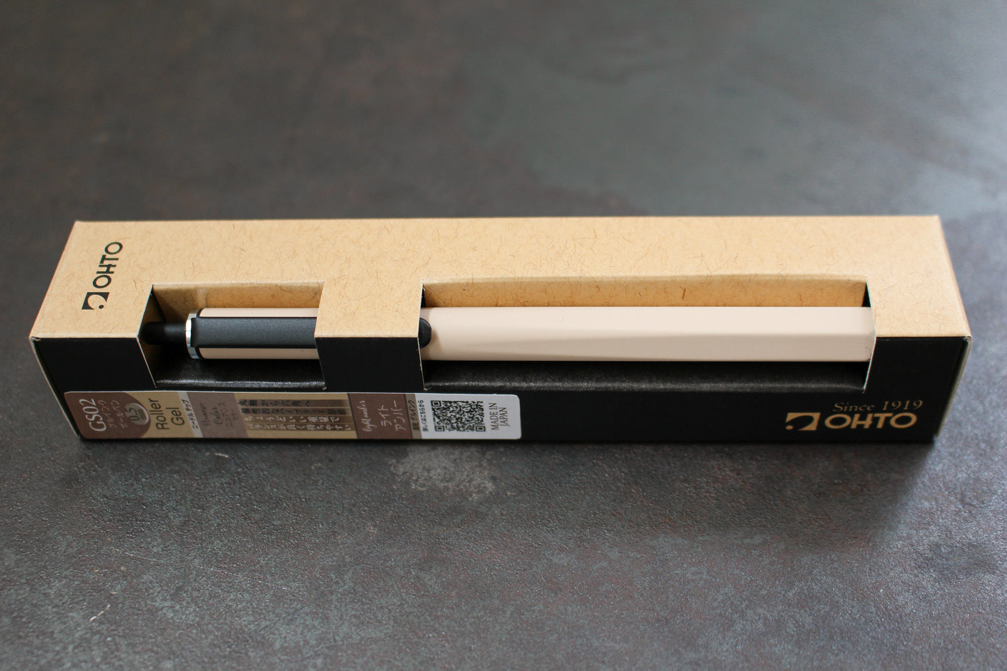 OHTO GS02 Roller Gel Pen - Light Amber | Flywheel | Stationery | Tasmania