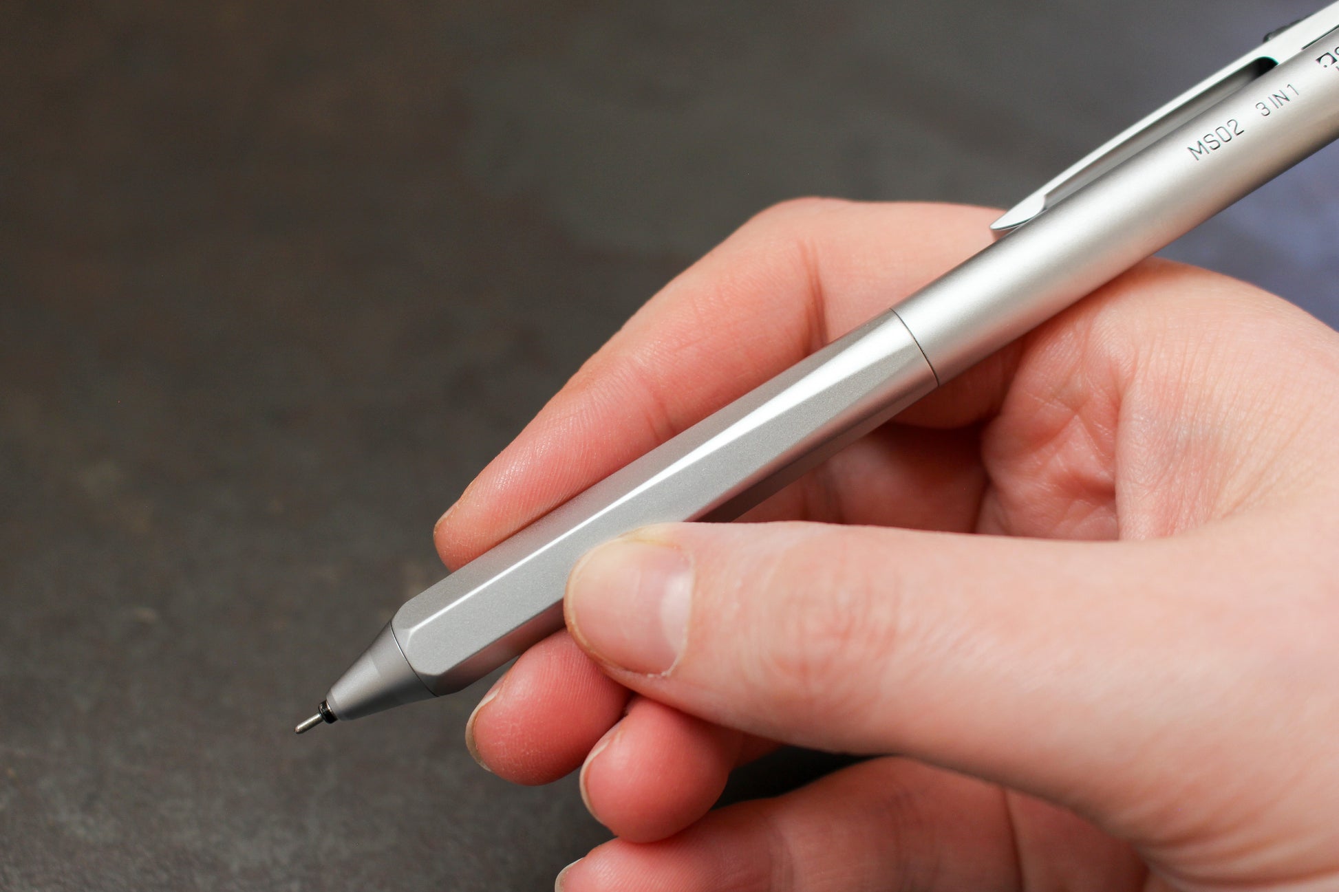 OHTO MS02 Multifunction Pen - Silver | Flywheel | Stationery | Tasmania