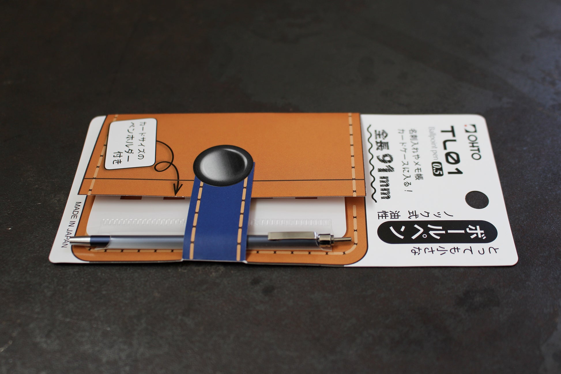 OHTO TL01 Ballpoint Pen - Navy | Flywheel | Stationery | Tasmania