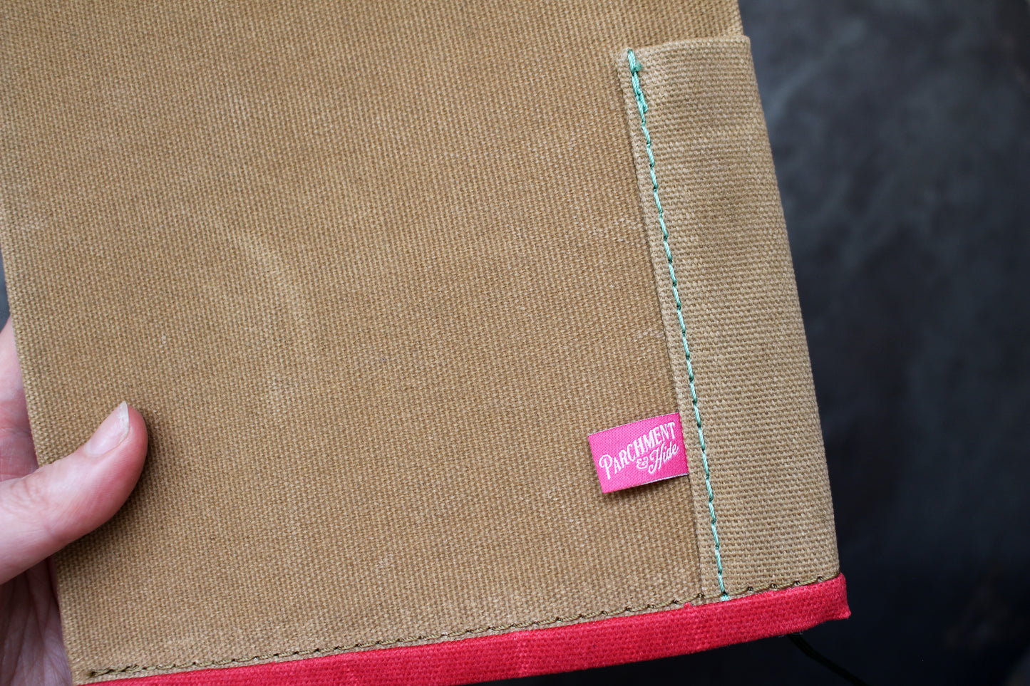 Parchment & Hide A5 Notebook Cover - Mushroom & Froggie | Flywheel | Stationery | Tasmania