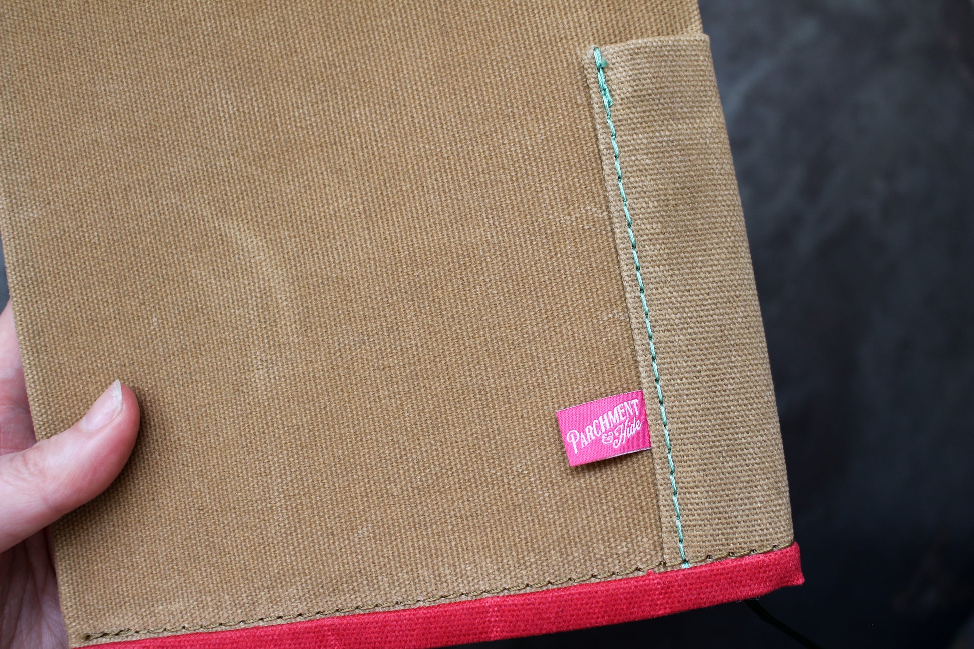 Parchment & Hide A5 Notebook Cover - Mushroom & Froggie | Flywheel | Stationery | Tasmania