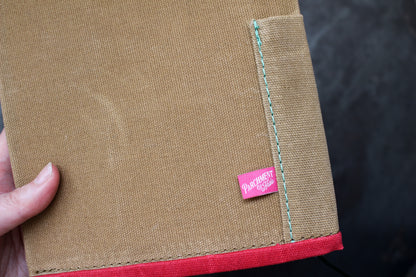 Parchment & Hide A5 Notebook Cover - Mushroom & Froggie | Flywheel | Stationery | Tasmania