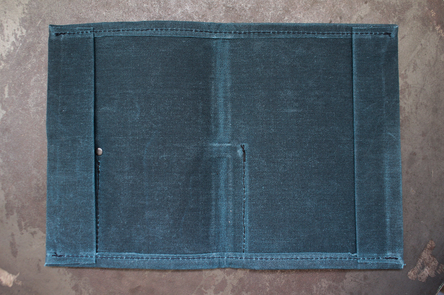 Parchment & Hide A5 Notebook Cover - Teal & Black | Flywheel | Stationery | Tasmania