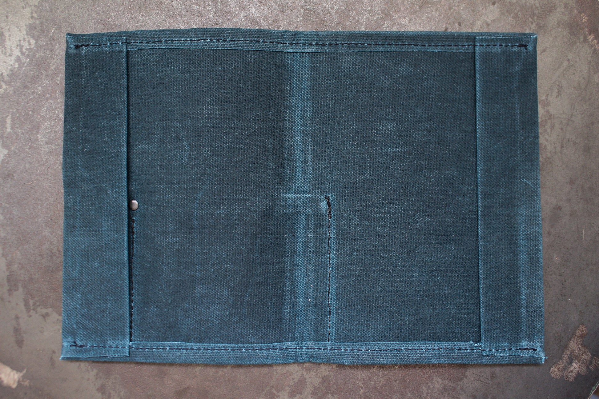 Parchment & Hide A5 Notebook Cover - Teal & Black | Flywheel | Stationery | Tasmania