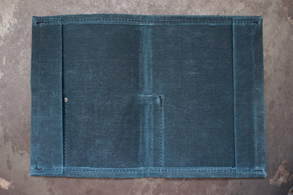 Parchment & Hide A5 Notebook Cover - Teal & Black | Flywheel | Stationery | Tasmania