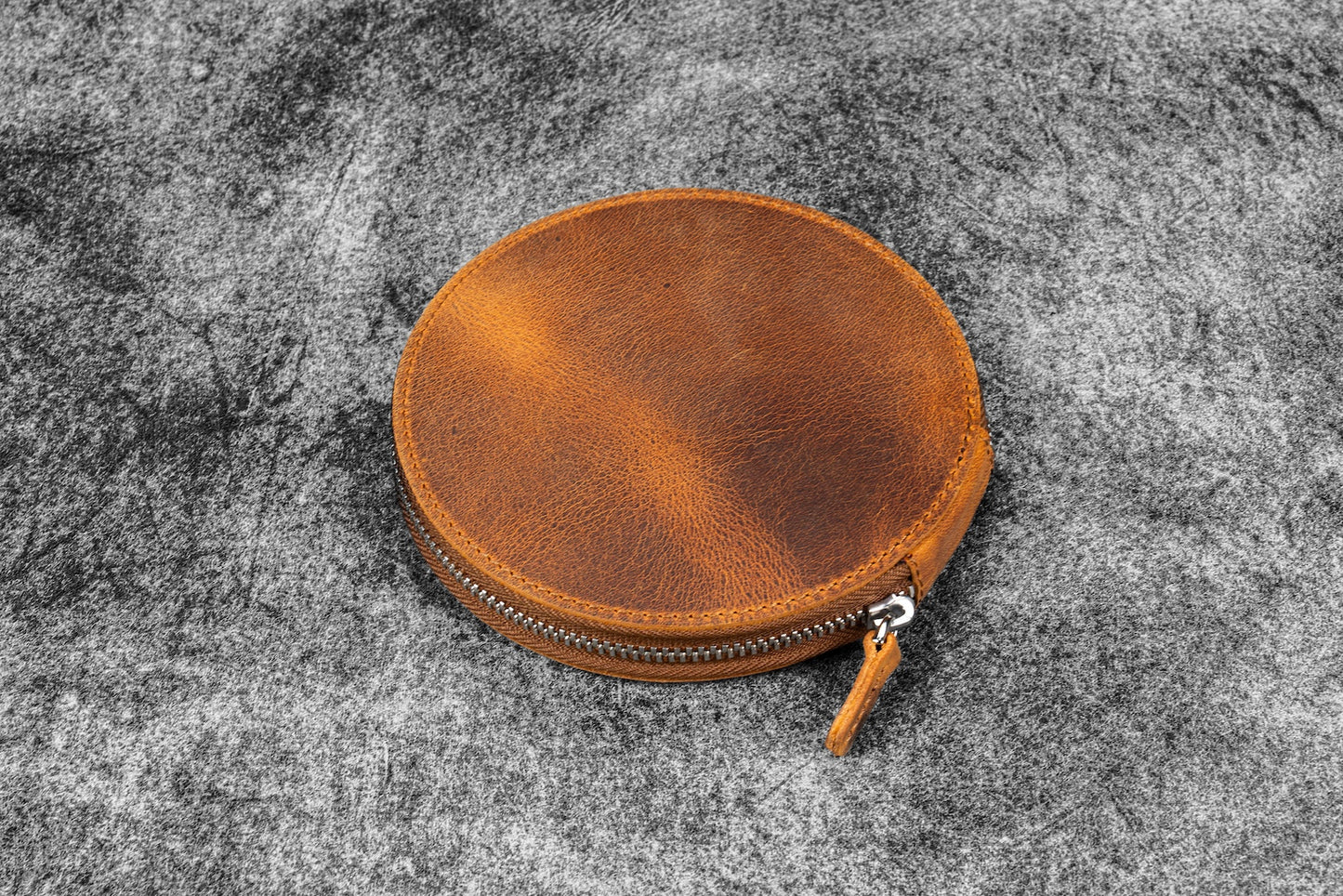 Galen Leather The Nib Circle - Crazy Horse Brown | Flywheel | Stationery | Tasmania