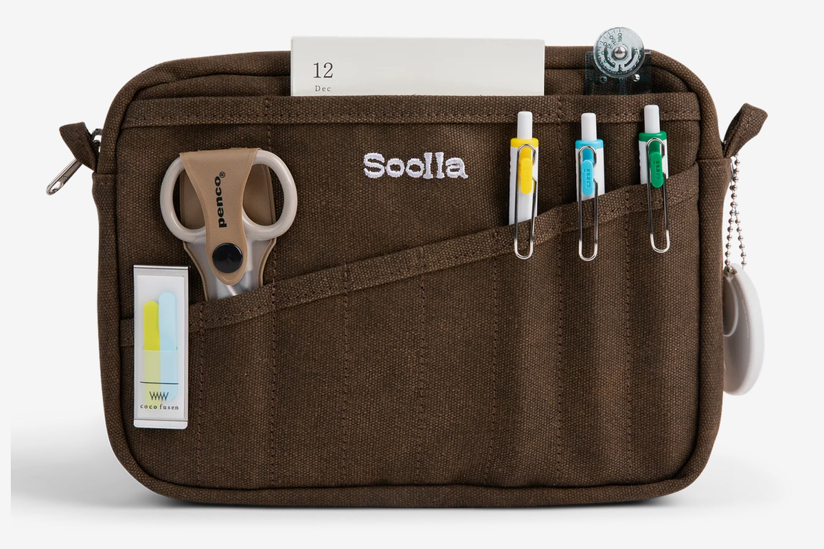 Soolla Studio Pouch - Coffee Bean Flywheel Stationery Tasmania