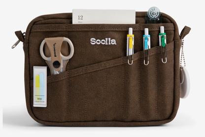 Soolla Studio Pouch - Coffee Bean Flywheel Stationery Tasmania