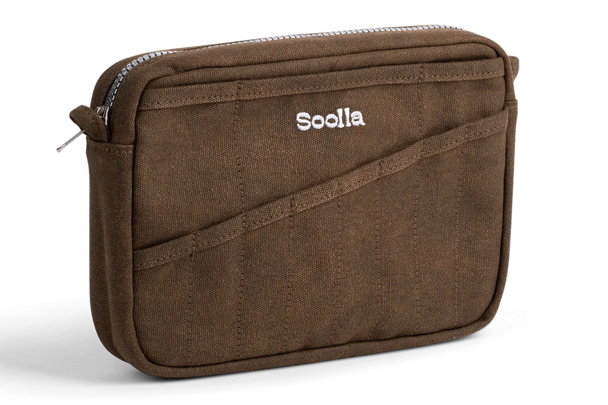 Soolla Studio Pouch - Coffee Bean Flywheel Stationery Tasmania