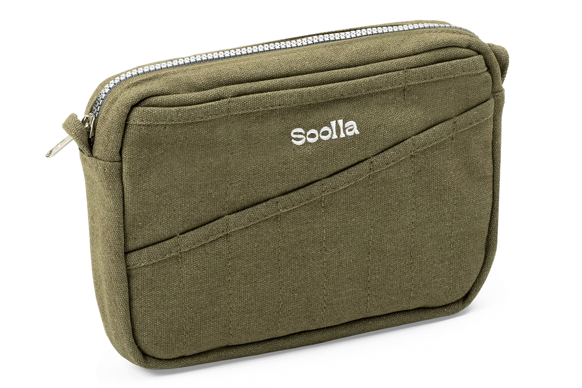 Soolla Studio Pouch - Deep Forest Green Flywheel Stationery Tasmania