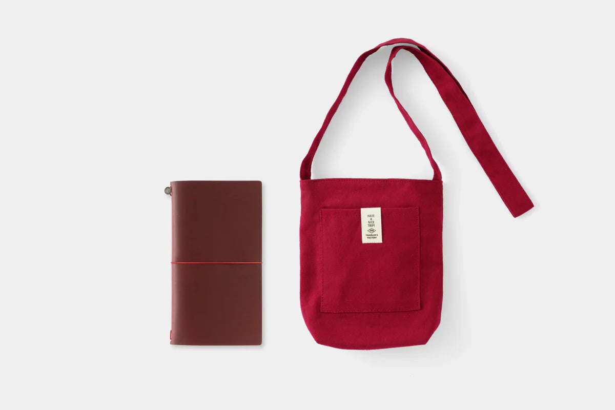 Traveler's Factory Sacoche Bag - Red | Flywheel | Stationery | Tasmania