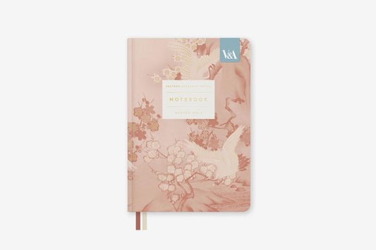 V&A B6 Hardcover Notebook - Cranes & Blossom | Flywheel | Stationery | Tasmania