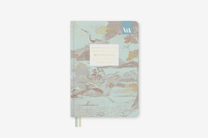 V&A B6 Hardcover Notebook - Flying Cranes | Flywheel | Stationery | Tasmania
