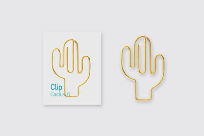 Appree Gold Clips - Cactus | Flywheel | Stationery | Tasmania