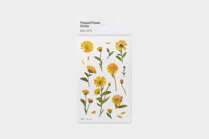 Appree Pressed Flower Stickers - Calendula | Flywheel | Stationery | Tasmania
