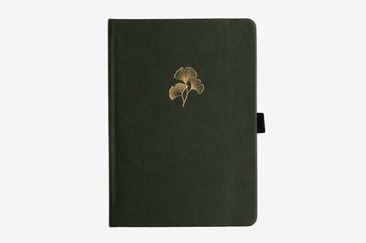 Archer & Olive A5 Dot Grid Notebook - Gingko Leaf | Flywheel | Stationery | Tasmania