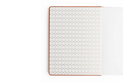 Archer & Olive A5 Dot Grid Notebook - Keeper of Bees Rust | Flywheel | Stationery | Tasmania