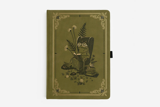Archer & Olive A5 Dot Grid Notebook - Literary Frog | Flywheel | Stationery | Tasmania